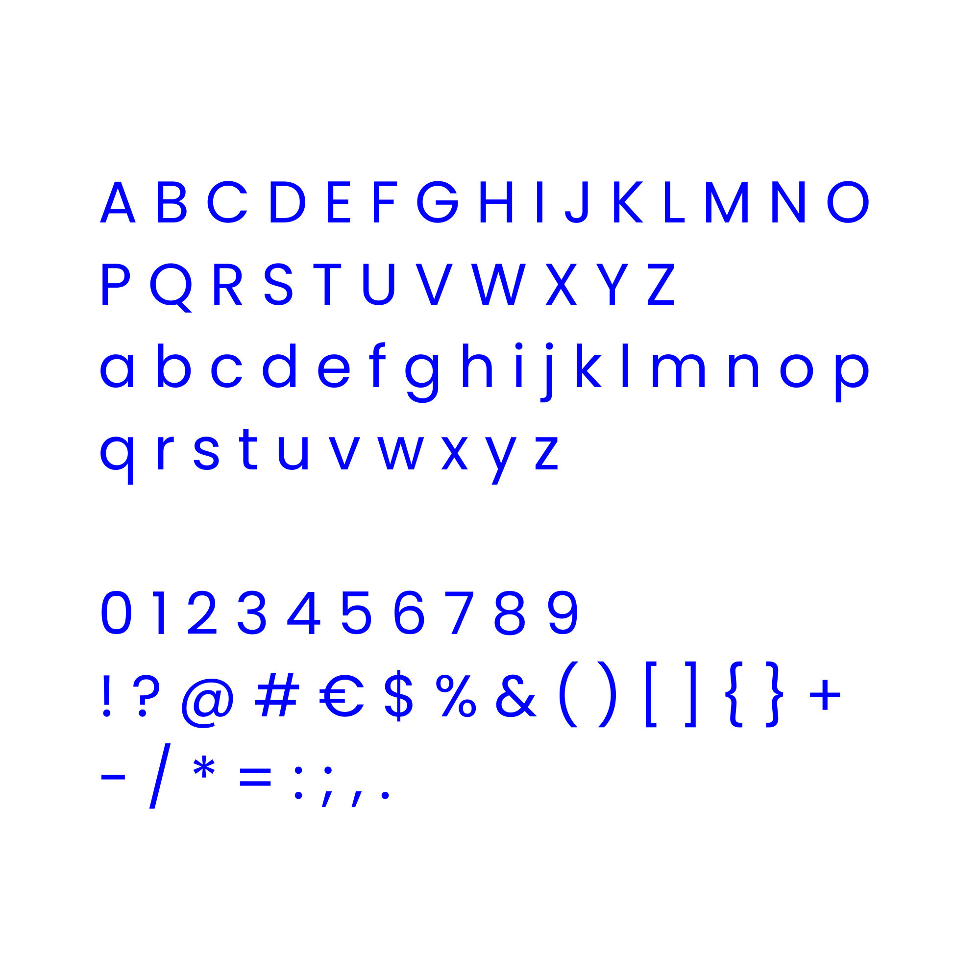Poppins - Typography